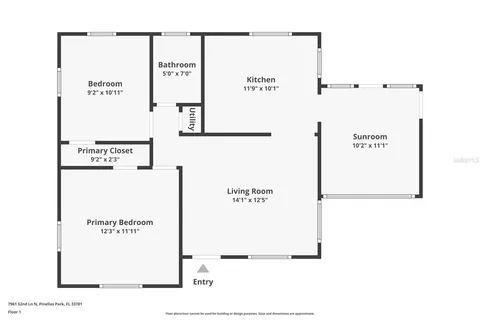 $275,000 | 7961 52nd Lane North, Pinellas Park, FL 33781