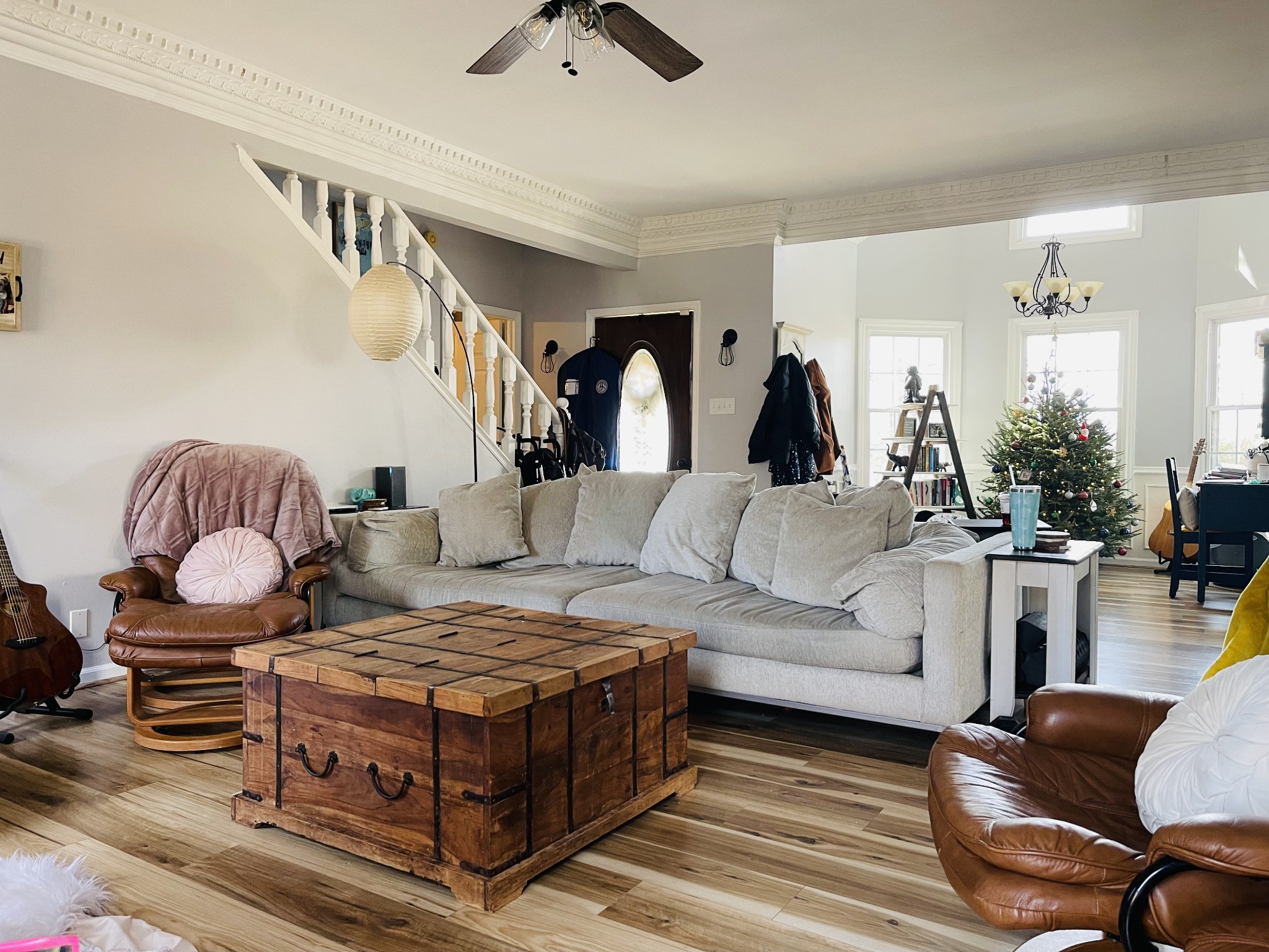 1510 Chestnut Cove Road Chapel Hill, TN 37034 - Photo 18 of 25 a living room with furniture and a chandelier