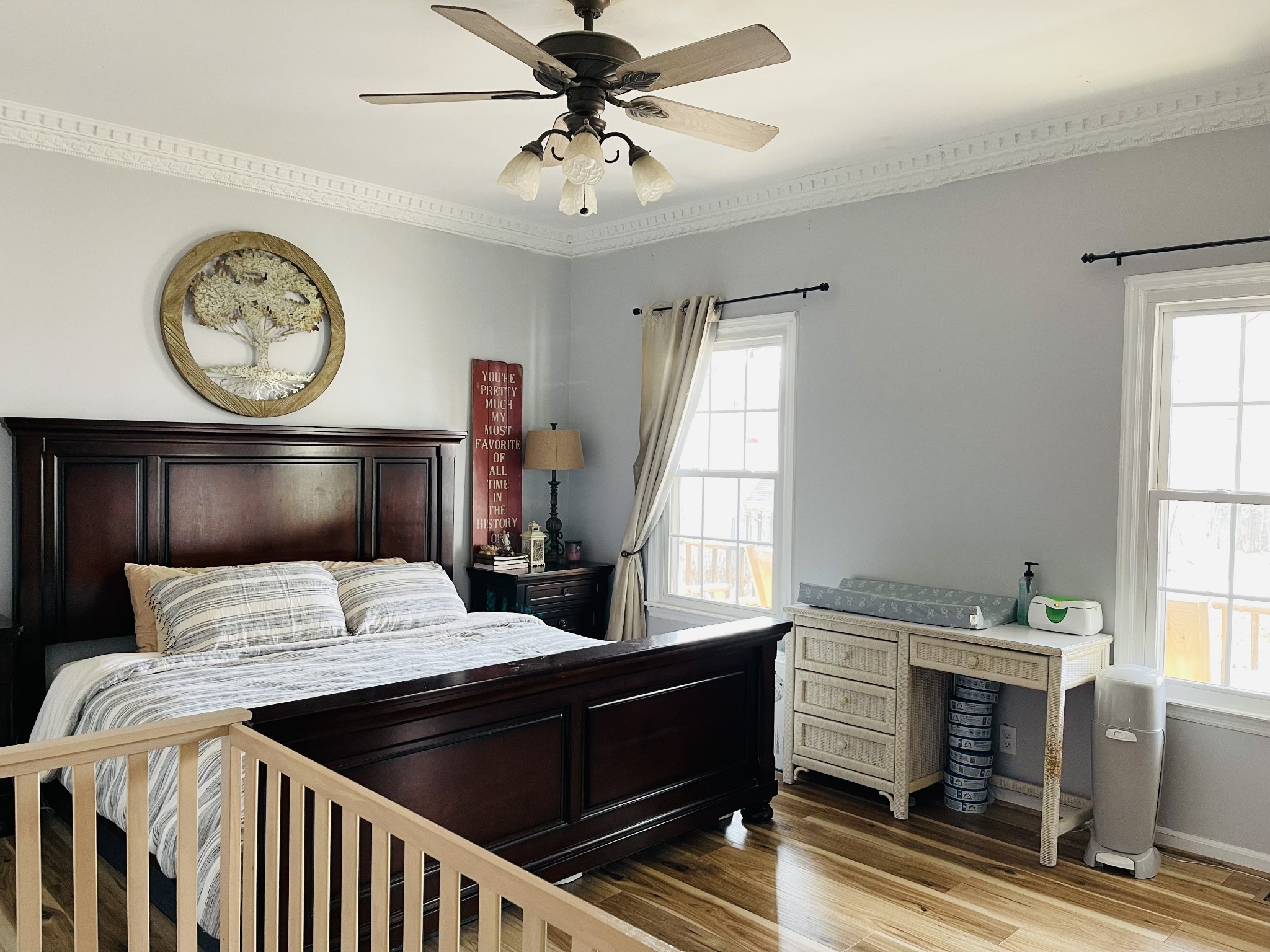 1510 Chestnut Cove Road Chapel Hill, TN 37034 - Photo 22 of 25 a bed room with a bed and a chandelier