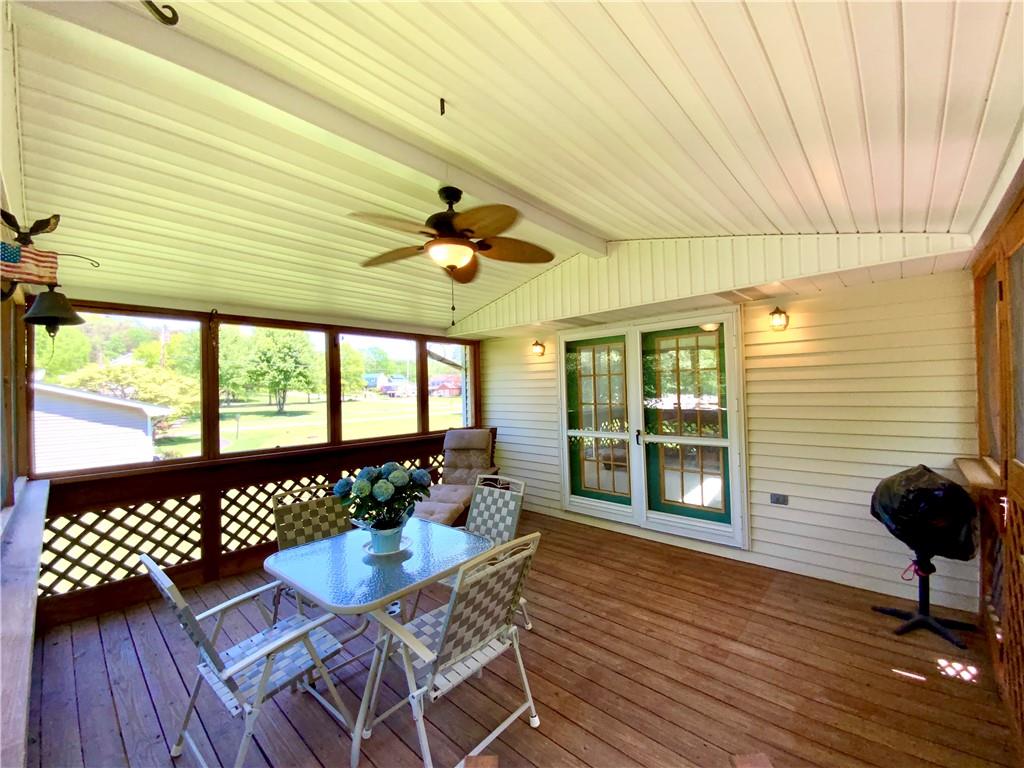 231 Thompson Hill Road Aliquippa, PA 15001 - Photo 25 of 34 Enclosed covered deck