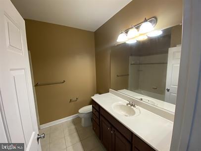 621 Cobblestone Boulevard, Unit T3 Fredericksburg, VA 22401 - Photo 19 of 34 a bathroom with a sink and a mirror