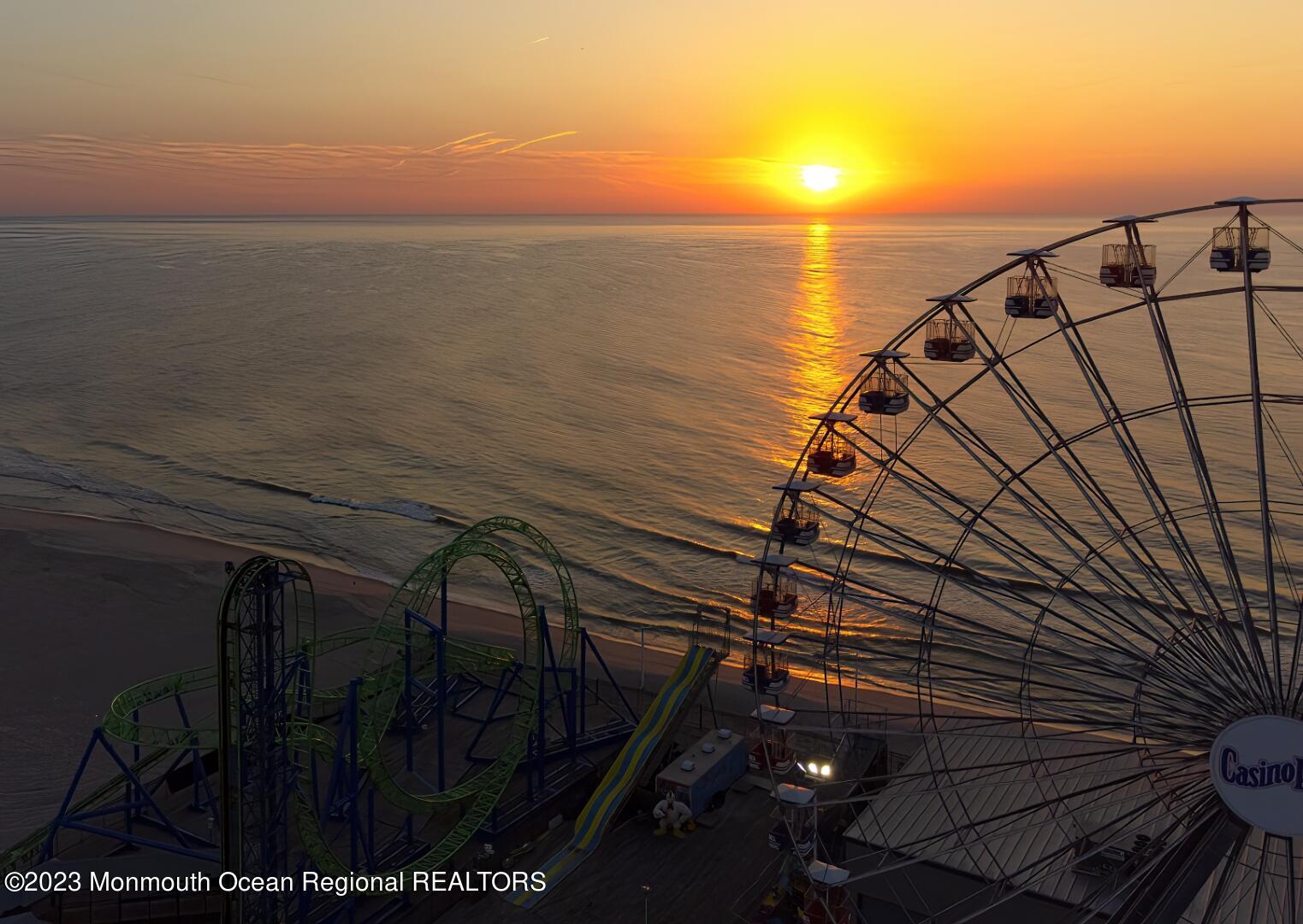 63 Hamilton Avenue Seaside Heights, NJ 08751 - Photo 3 of 32 Photo Ferris Wheel Sunrise 6-1-23