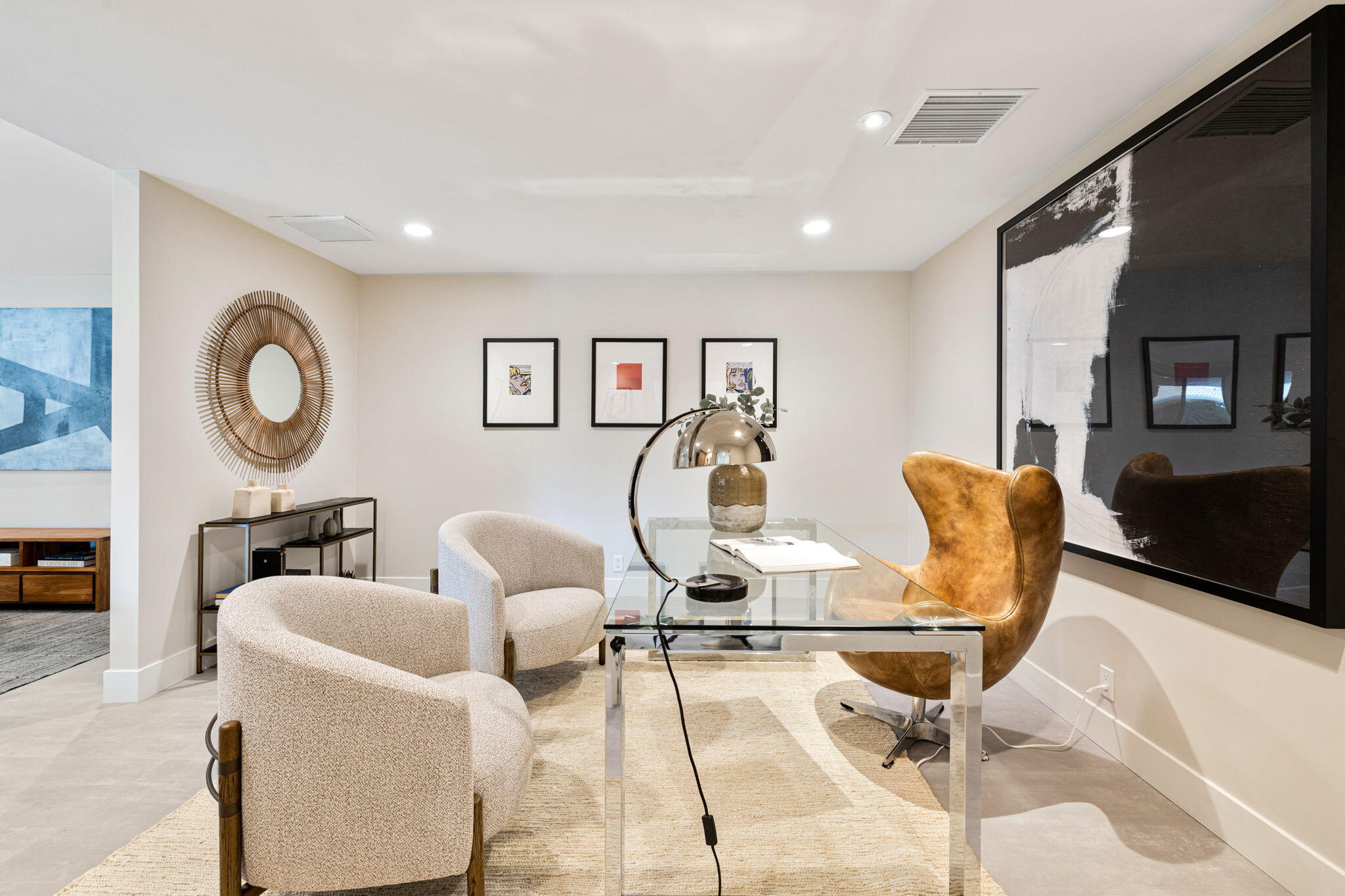 27 Colgate Drive Rancho Mirage, CA 92270 - Photo 39 of 87 a living room with furniture a flat screen tv and a table