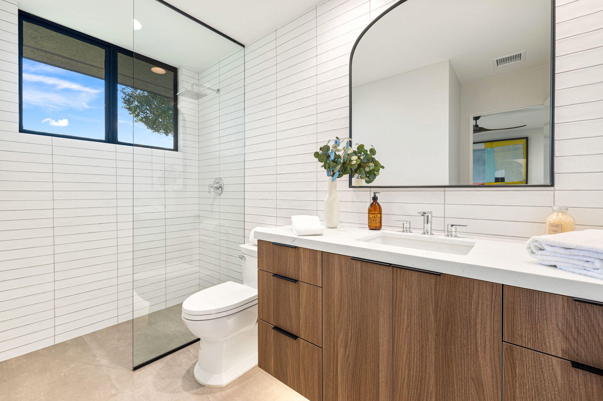 27 Colgate Drive Rancho Mirage, CA 92270 - Photo 70 of 87 a bathroom with a toilet sink and mirror