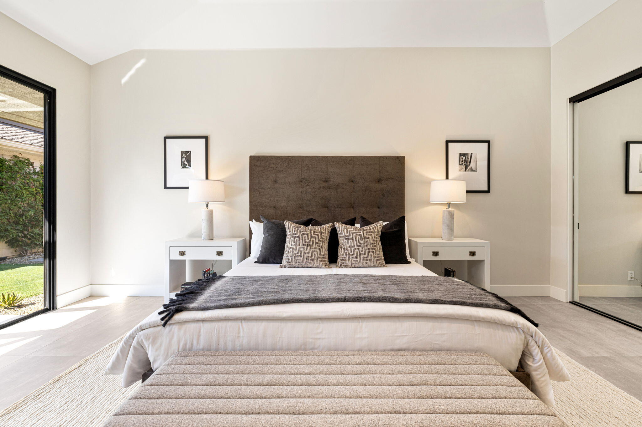 27 Colgate Drive Rancho Mirage, CA 92270 - Photo 81 of 87 a spacious bedroom with a bed and a large window