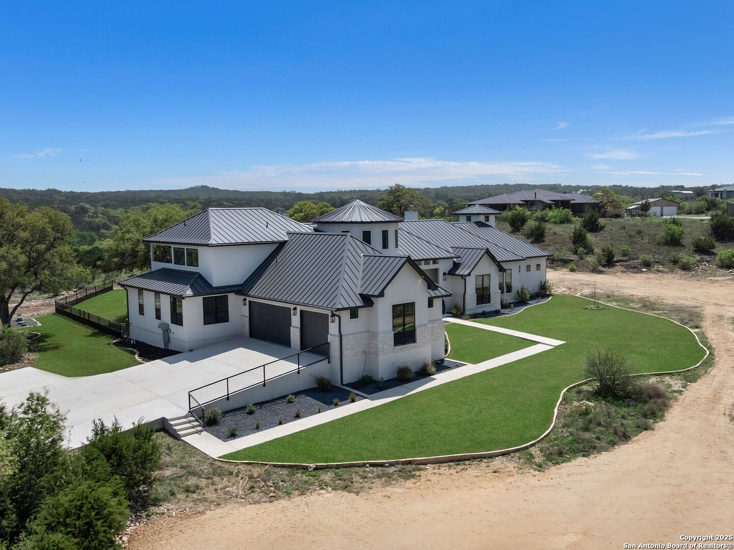 137 Phillip Ranch Road Boerne, TX 78006 - Photo 59 of 61 an aerial view of a house with a garden