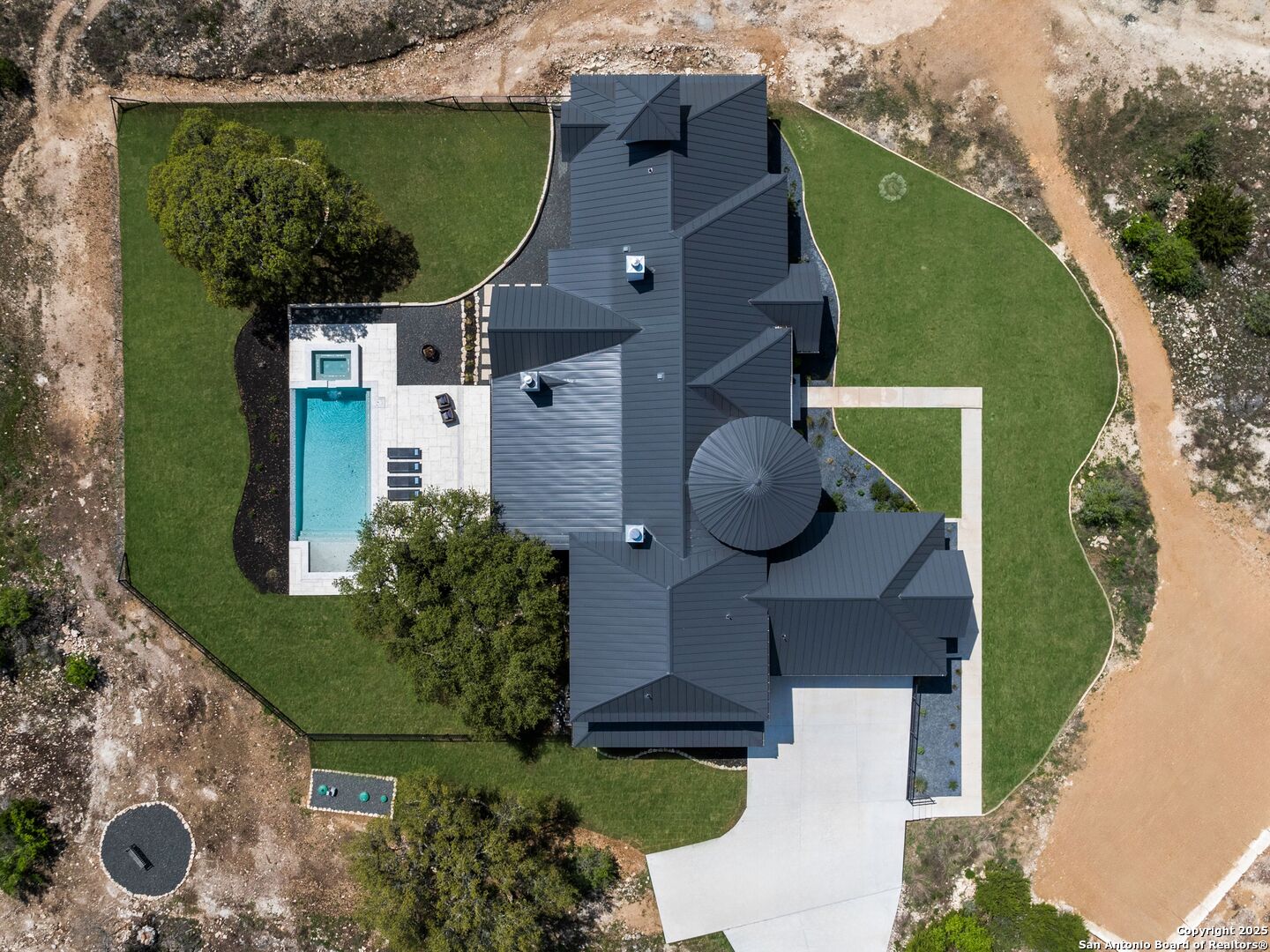 137 Phillip Ranch Road Boerne, TX 78006 - Photo 61 of 61 an aerial view of a house with a yard