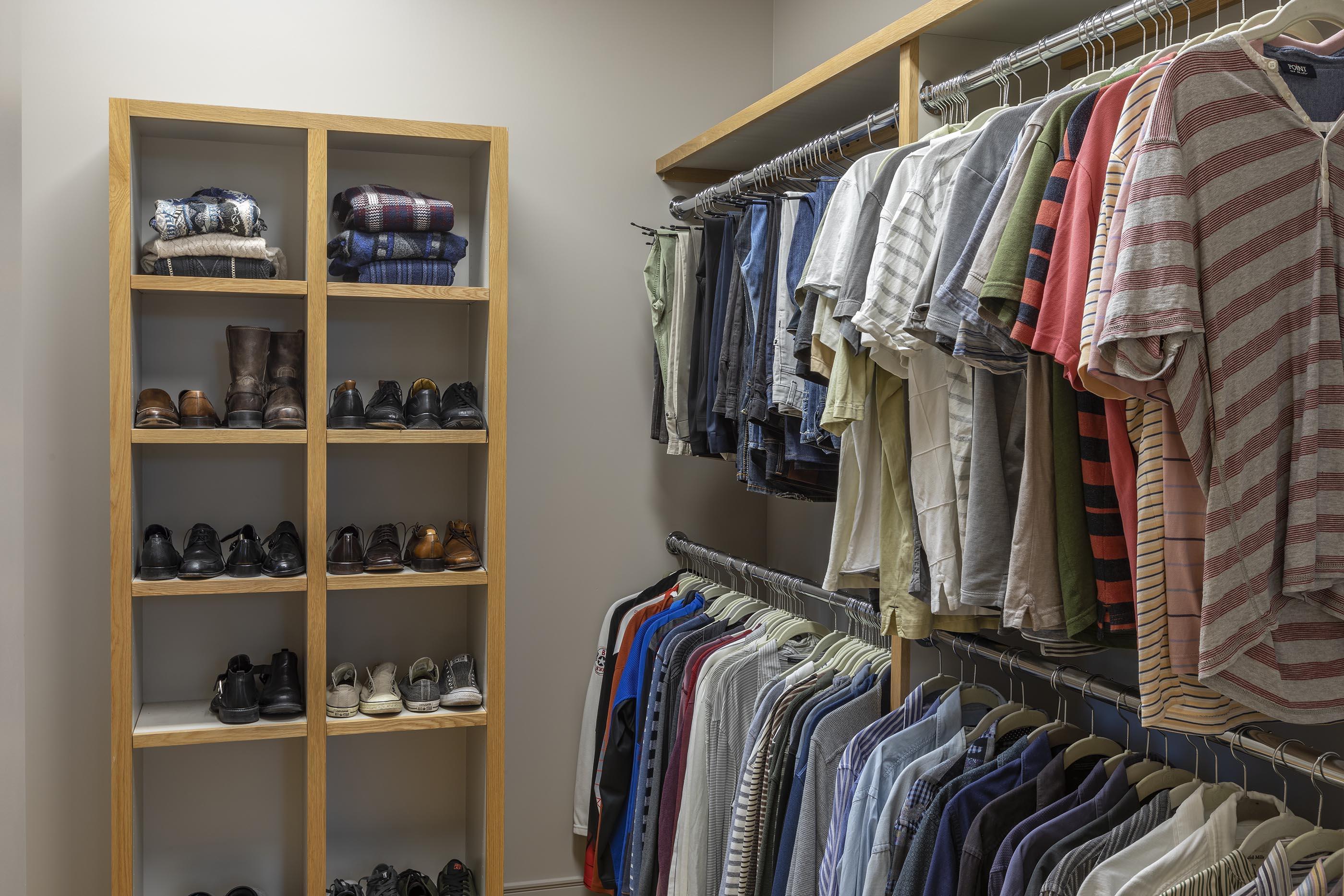107 Miguel Road Telluride, CO 81435 - Photo 18 of 32 a view of walk in closet with clothes and shoes