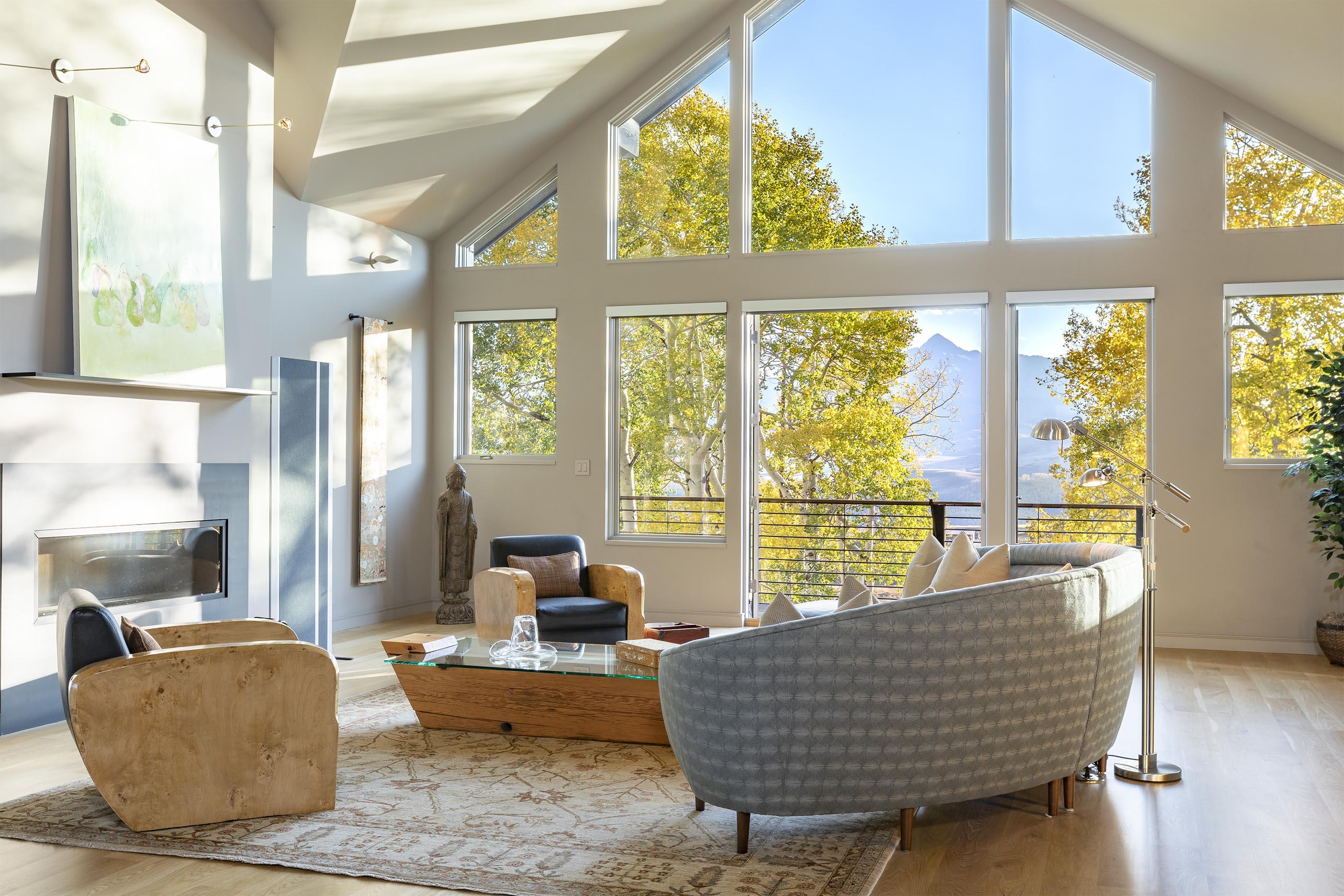 107 Miguel Road Telluride, CO 81435 - Photo 5 of 32 a living room with furniture and a large window