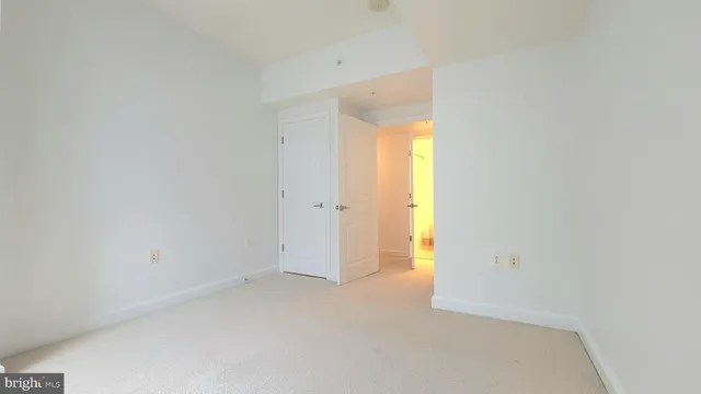 a view of an empty room