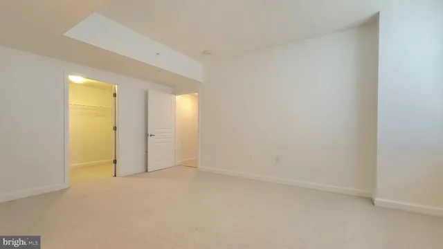 a view of an empty room