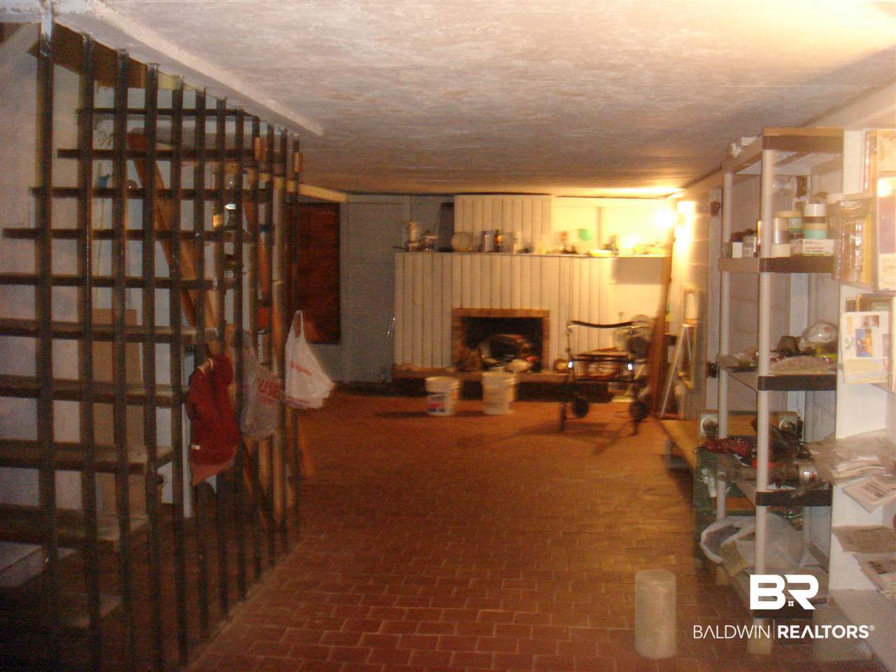 8305 Barrie Drive Theodore, AL 36582 - Photo 13 of 20 Nice and large basement for parties- fireplace