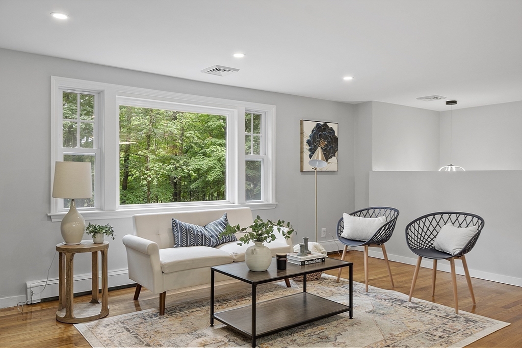 167 Harvard Road Stow, MA 01775 - Photo 9 of 27 a living room with furniture and a large window