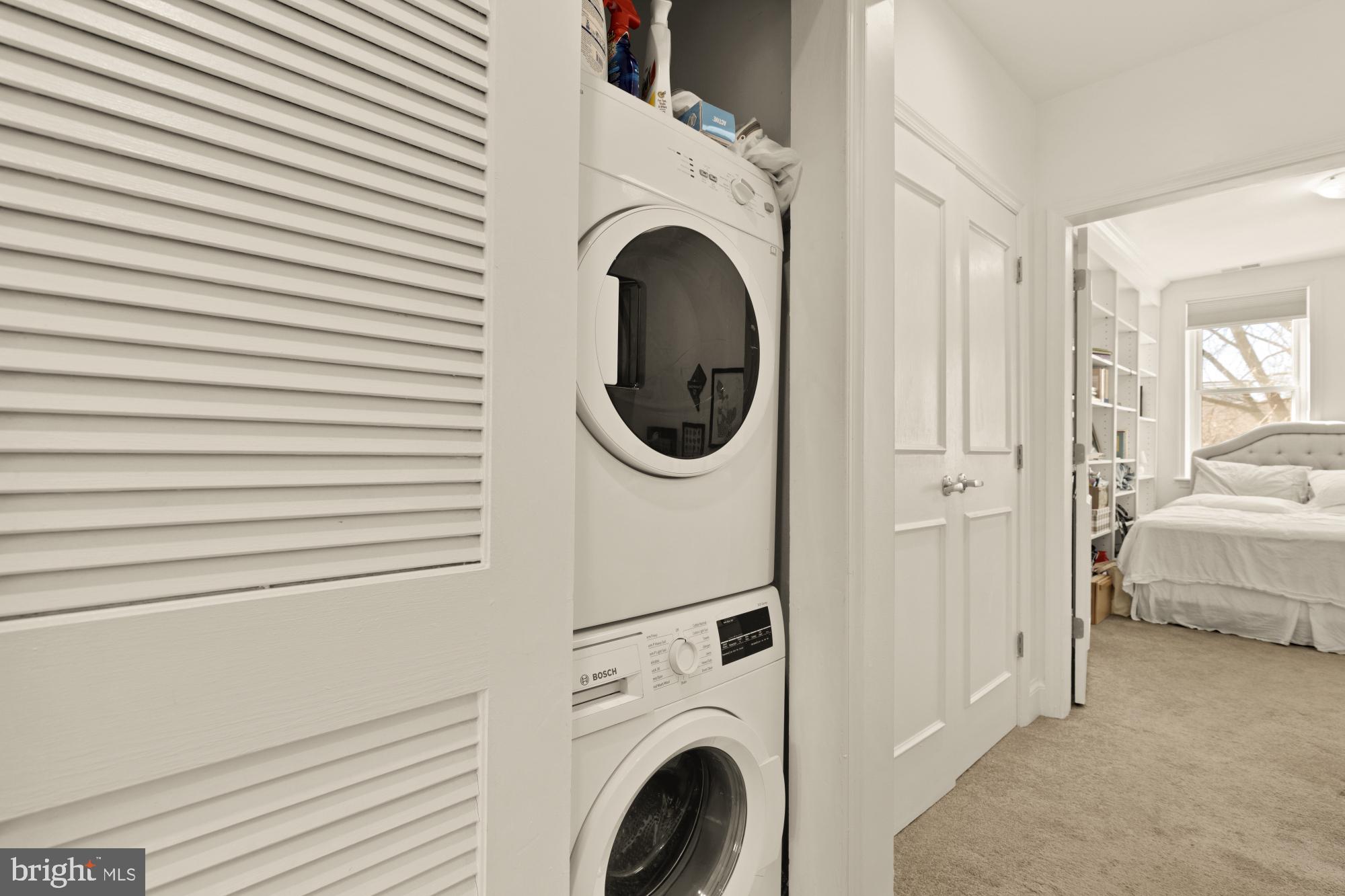 1905 17th Street Northwest Washington, DC 20009 - Photo 15 of 34 Bosch front loader W/D upstairs