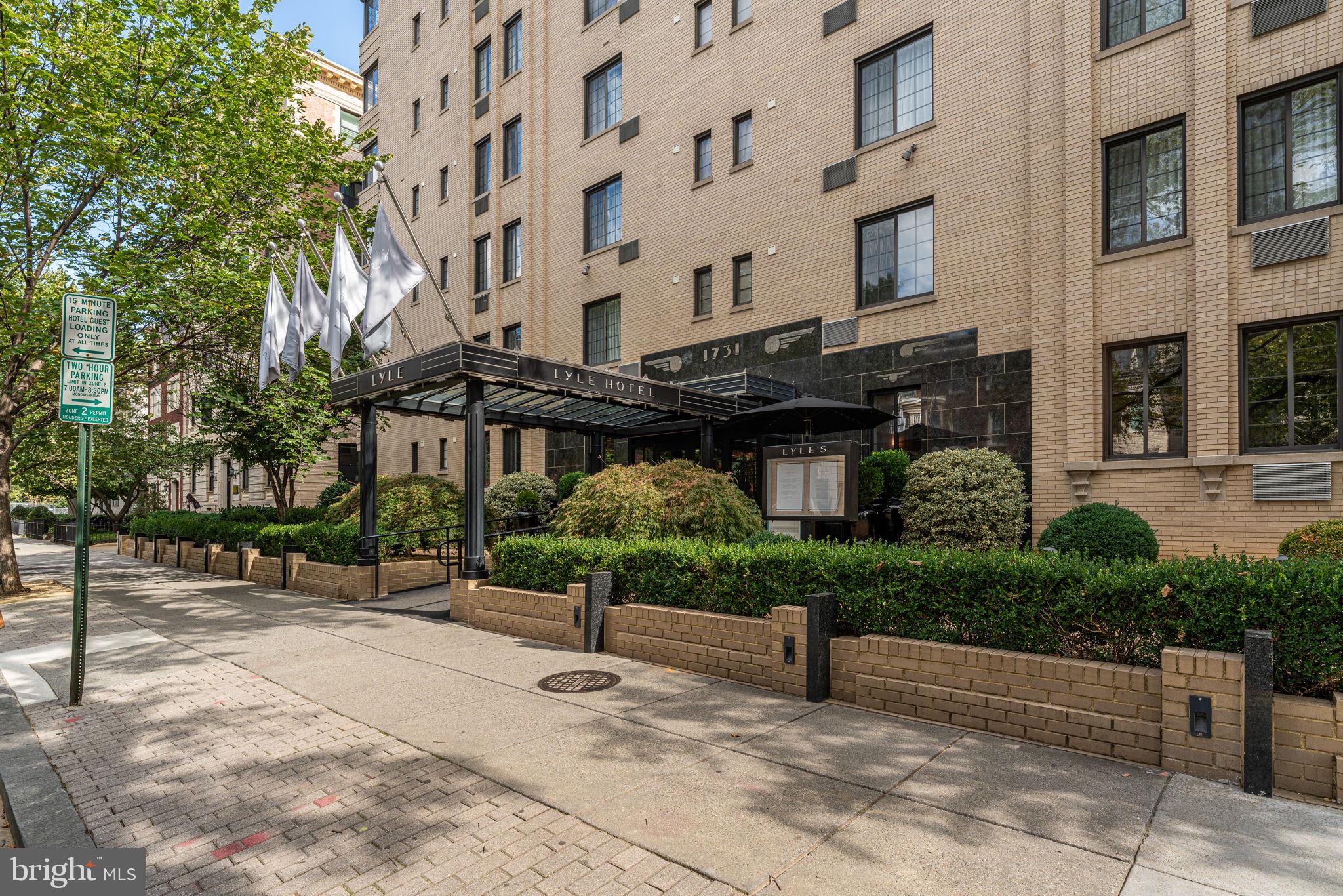 1905 17th Street Northwest Washington, DC 20009 - Photo 33 of 34 Lyle Hotel nearby for friends