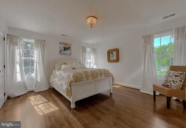 a view of a garden with an ocean beach