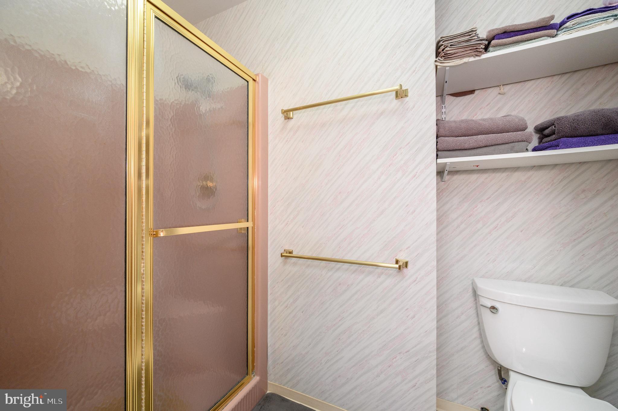 1404 Columbus Road Burlington, NJ 08016 - Photo 31 of 55 a bathroom with a toilet and a shower