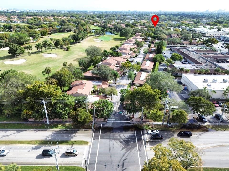 205 Bonnie Brae Way, Unit 33 Hollywood, FL 33021 - Photo 40 of 43 an aerial view of residential houses with outdoor space and swimming pool