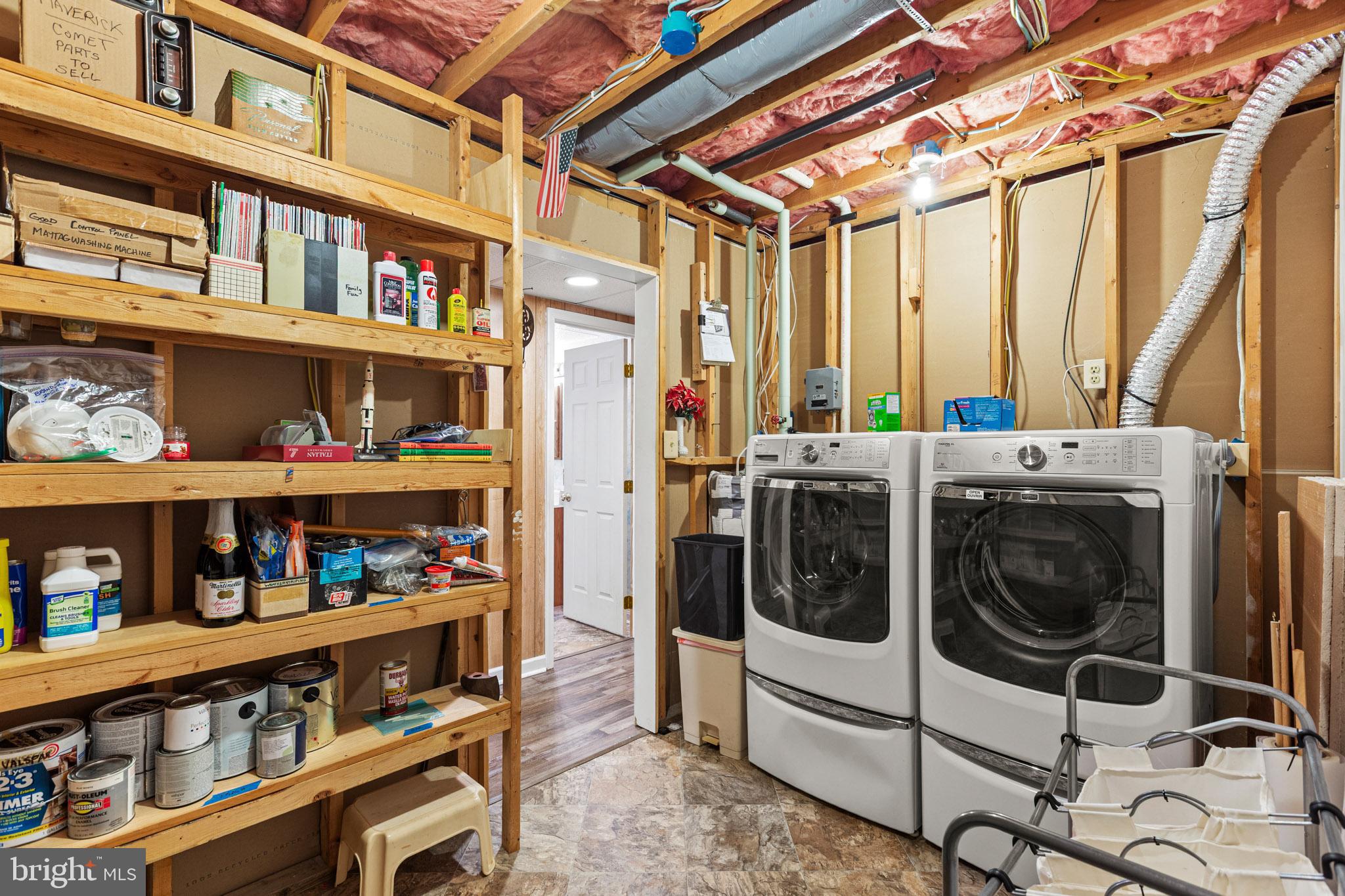 11660 Big Sandy Run Road Lusby, MD 20657 - Photo 25 of 30 a utility room with multiple dryer and washer