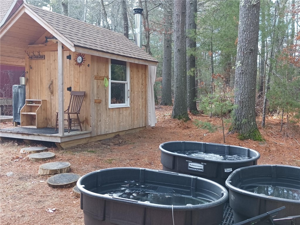 511 Tripps Corner Road Exeter, RI 02822 - Photo 49 of 50 Beautiful Wood Fired Sauna, seats 5 comfortably