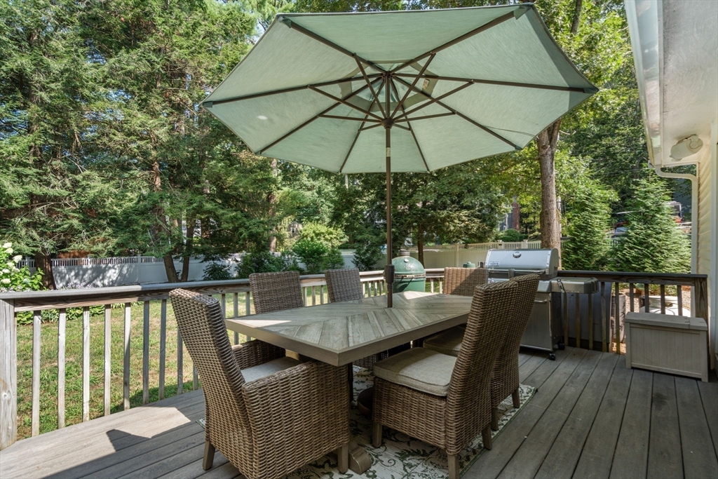 4 Highgate Road Wayland, MA 01778 - Photo 26 of 30 a view of balcony with furniture and wooden deck