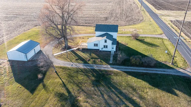 a view of swimming pool with a yard