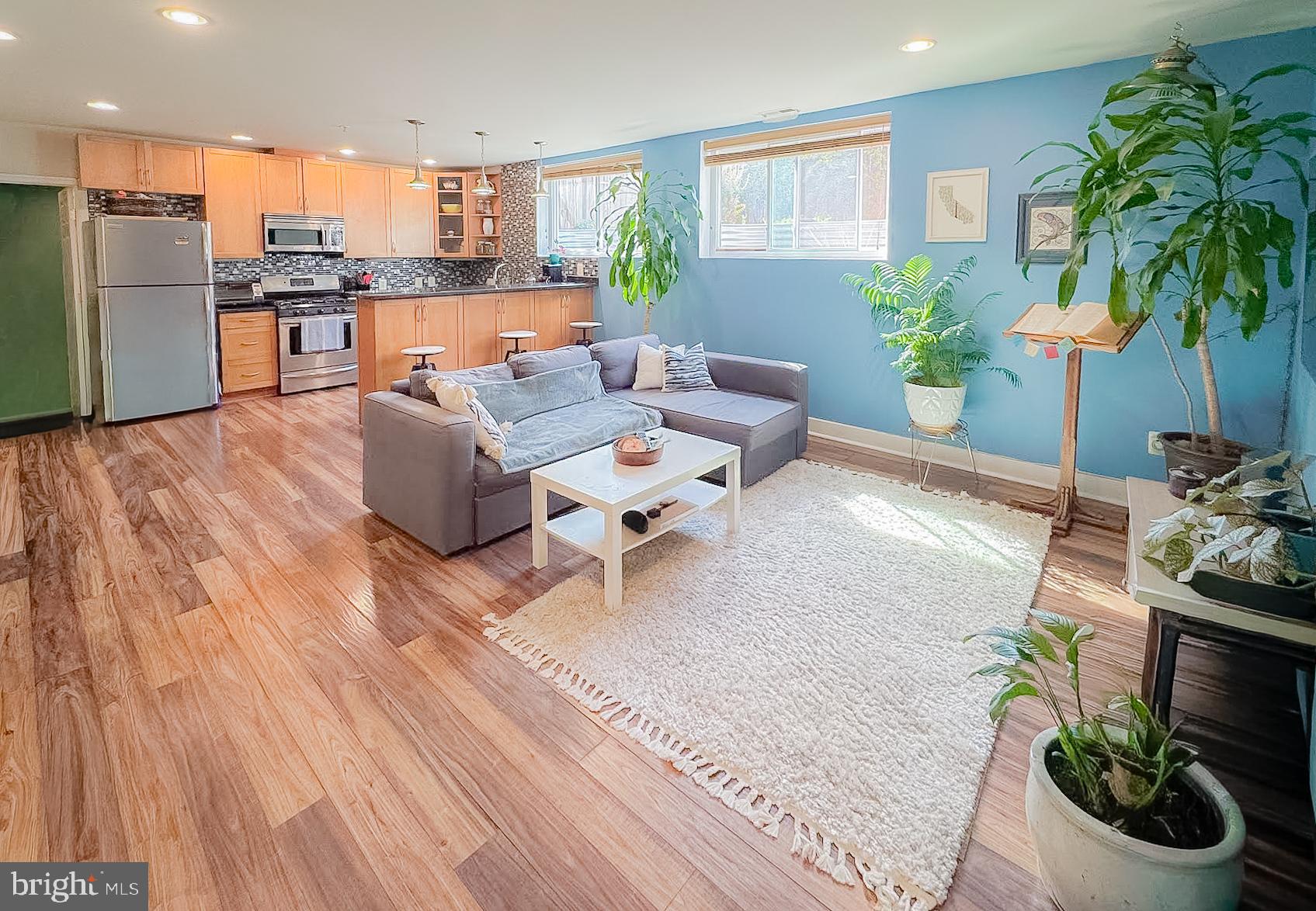 423 18th Street Northeast, Unit 12 Washington, DC 20002 - Photo 1 of 41 a living room with furniture and a potted plant