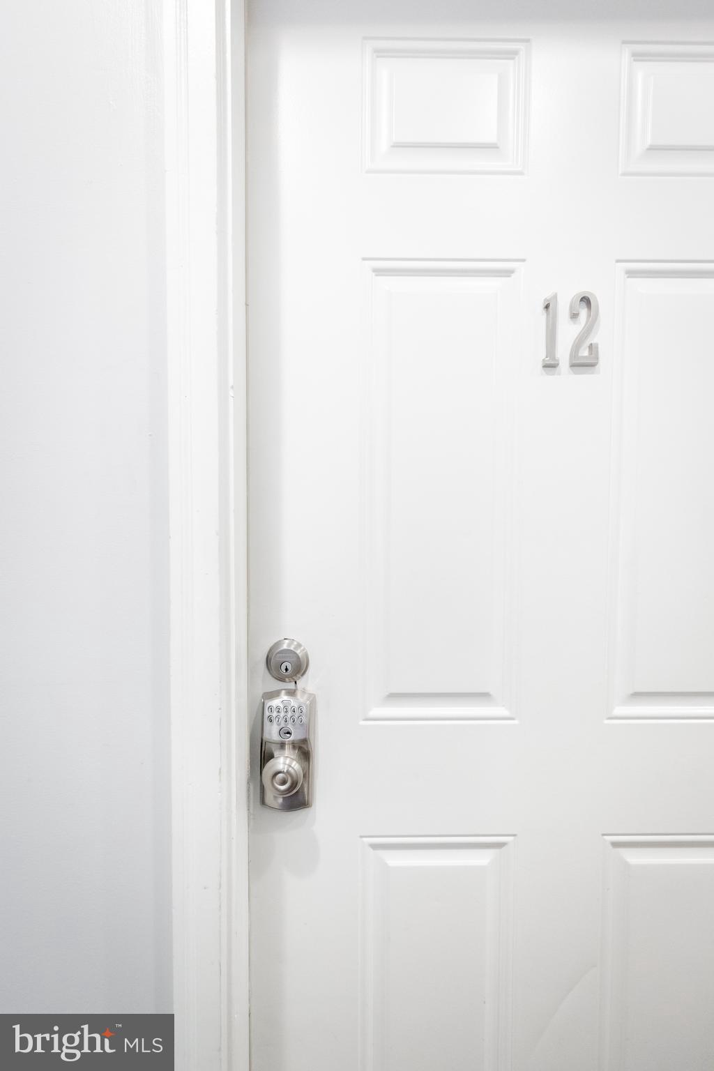 423 18th Street Northeast, Unit 12 Washington, DC 20002 - Photo 5 of 41 a close view of door lock