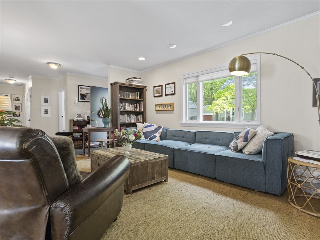 29 Payson Road Brookline, MA 02467 - Photo 5 of 28 a living room with furniture and a window