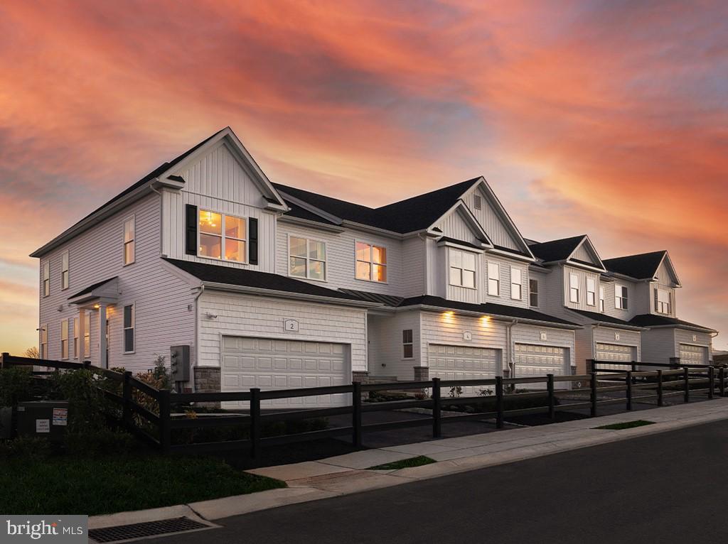 Exterior of model homes