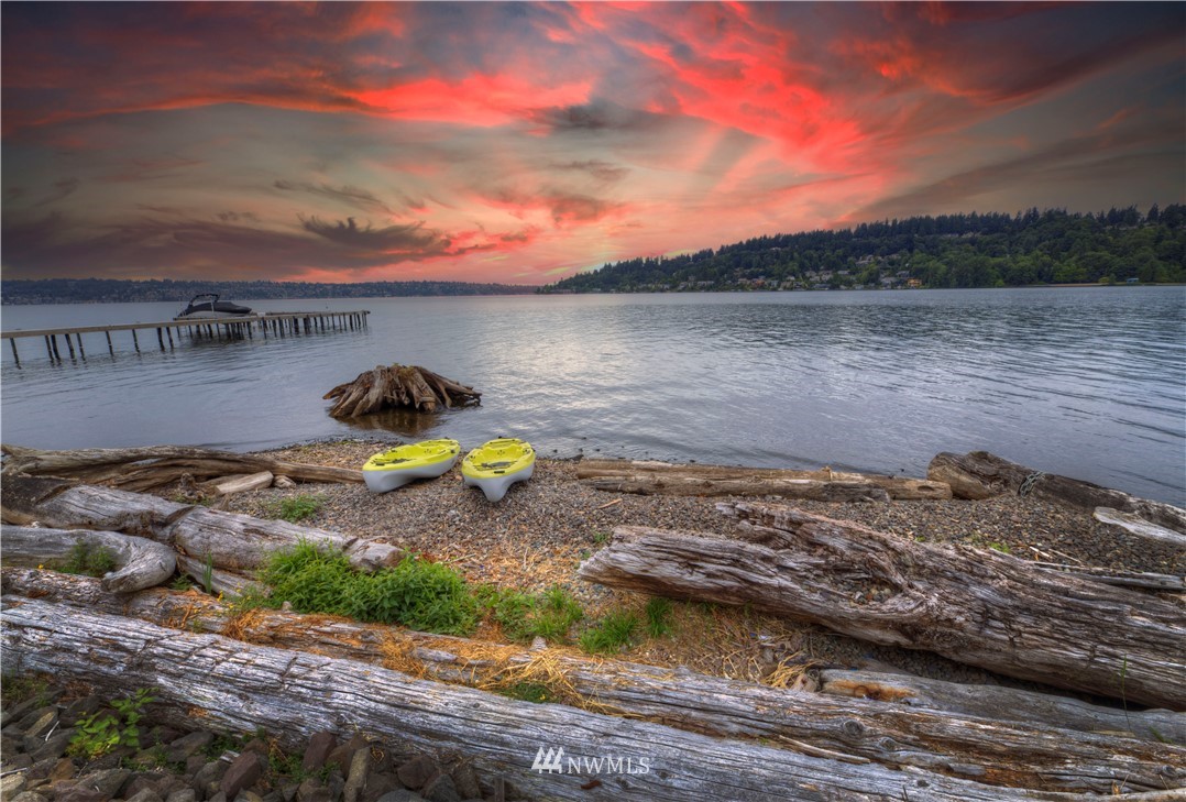 4169 Williams Avenue North Renton, WA 98056 - Photo 25 of 35 a view of a lake with a mountain