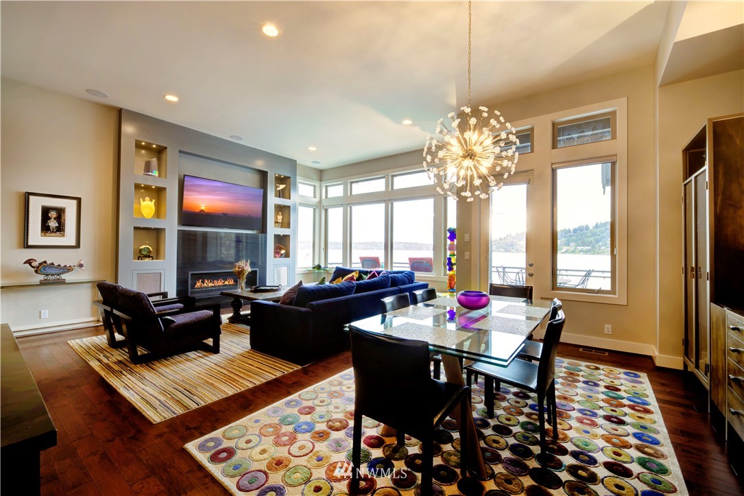 4169 Williams Avenue North Renton, WA 98056 - Photo 7 of 35 a living room with furniture and a chandelier