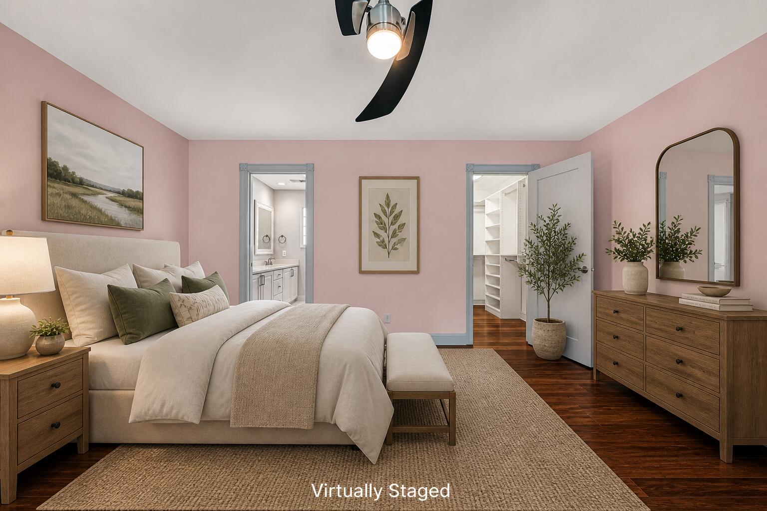 4530 Colonial Pl Drive Roanoke, VA 24018 - Photo 7 of 38 Primary Brm - Virtual Staged