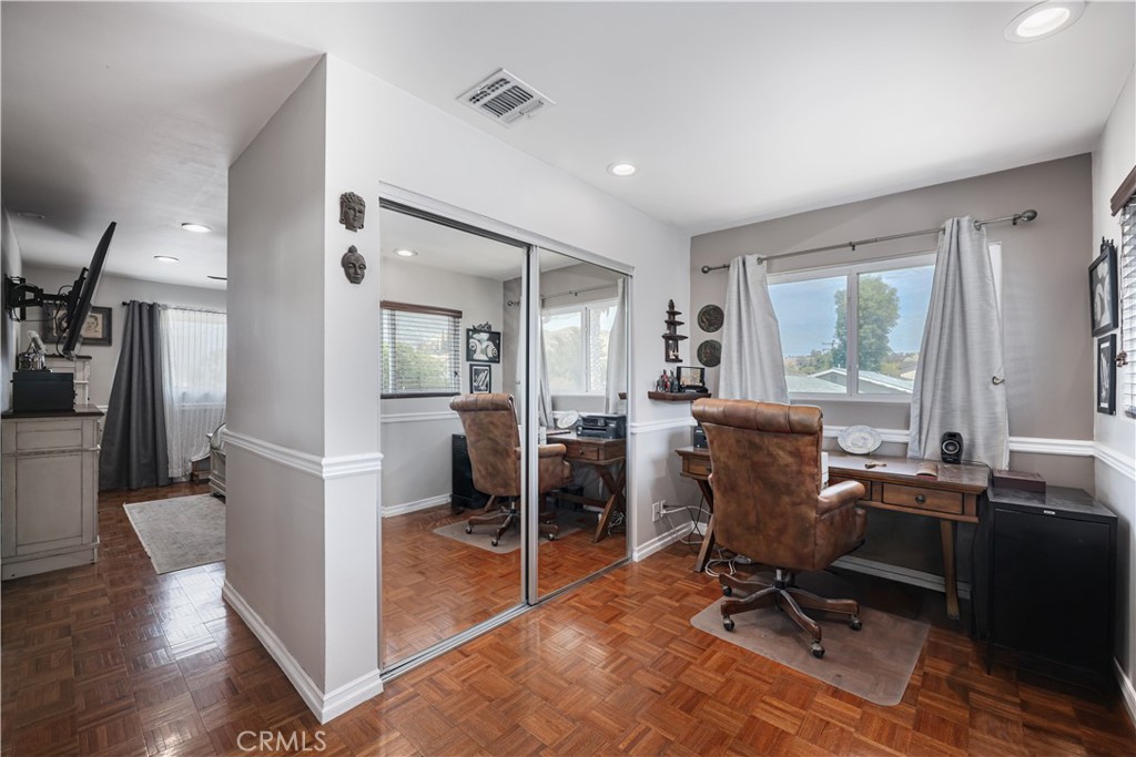 2203 Homewood Avenue Simi Valley, CA 93063 - Photo 30 of 37 a view of a workspace with furniture and a window