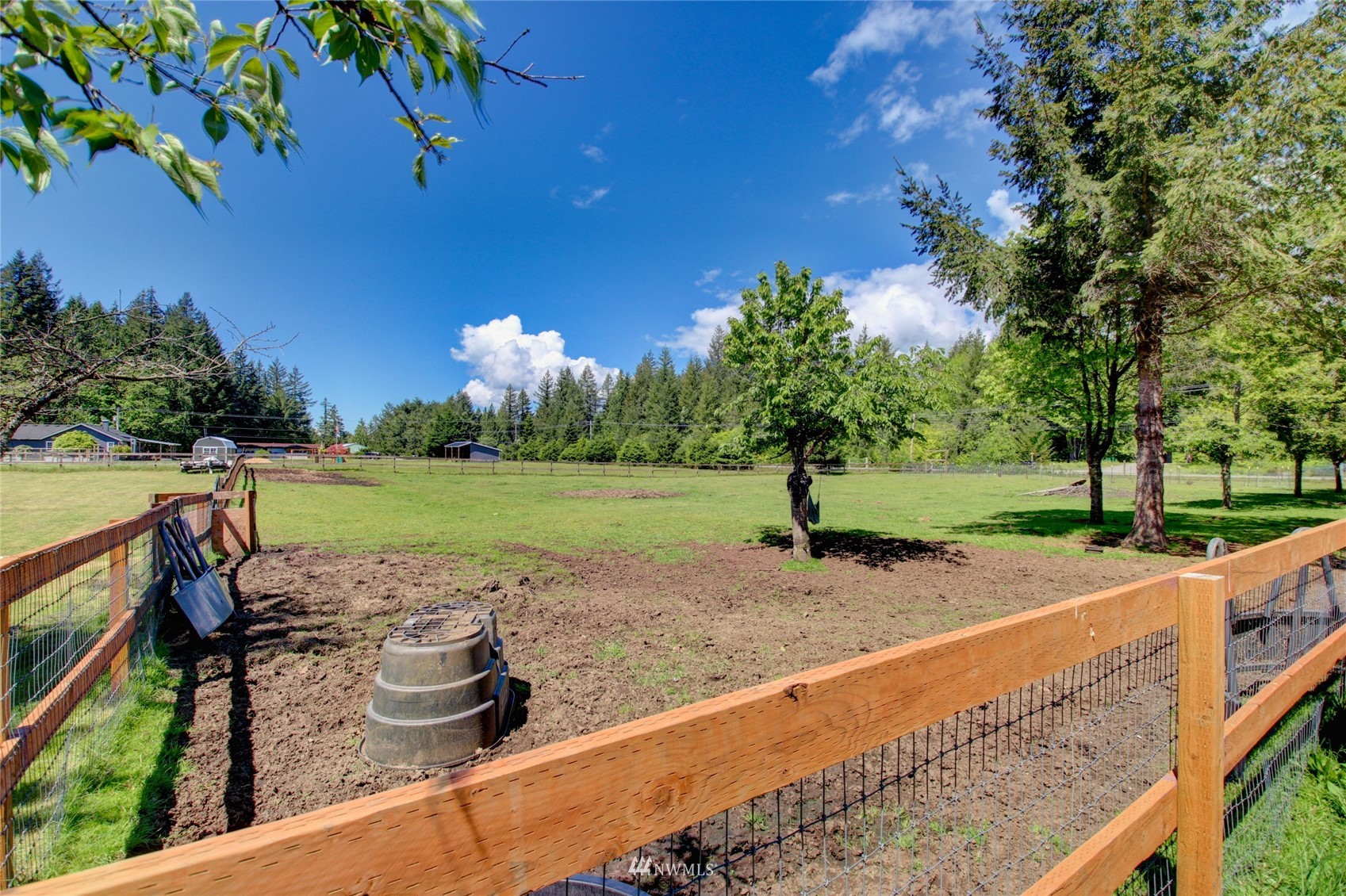 8235 Lusk Road Concrete, WA 98237 - Photo 18 of 40 a view of a park with iron fence