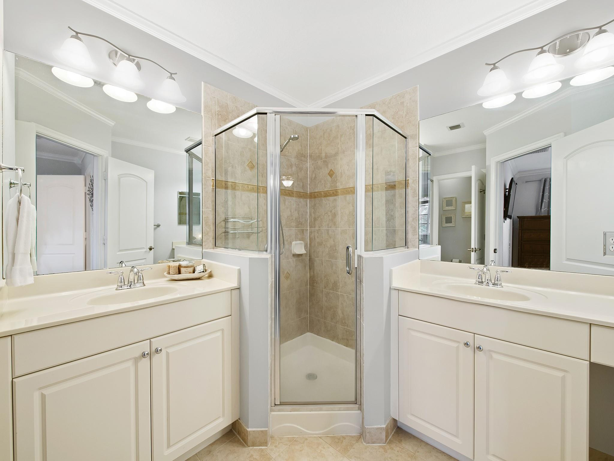 4792 Sundance Way, Unit 4792 Davie, FL 33328 - Photo 9 of 25 a bathroom with a sink double vanity granite and shower