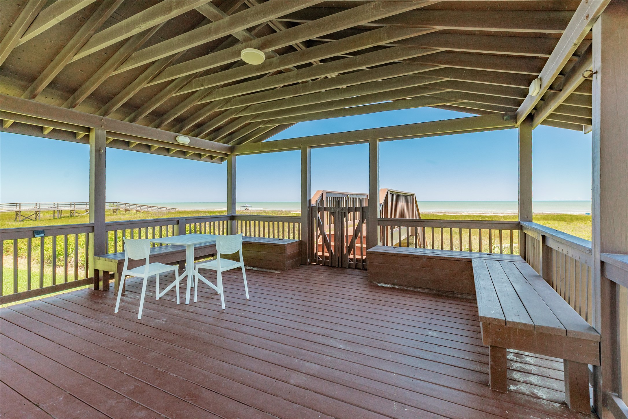 23331 Termini-San Luis Pass Road Galveston, TX 77554 - Photo 26 of 28 a view of a roof deck