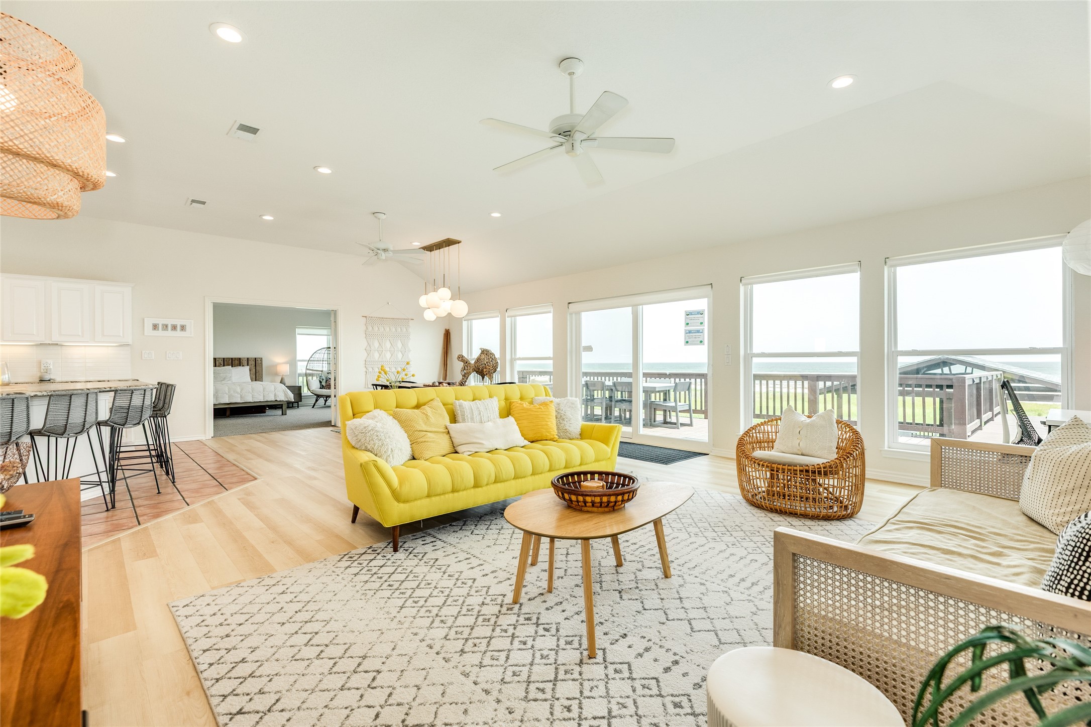 23331 Termini-San Luis Pass Road Galveston, TX 77554 - Photo 6 of 28 a living room with furniture and a large window