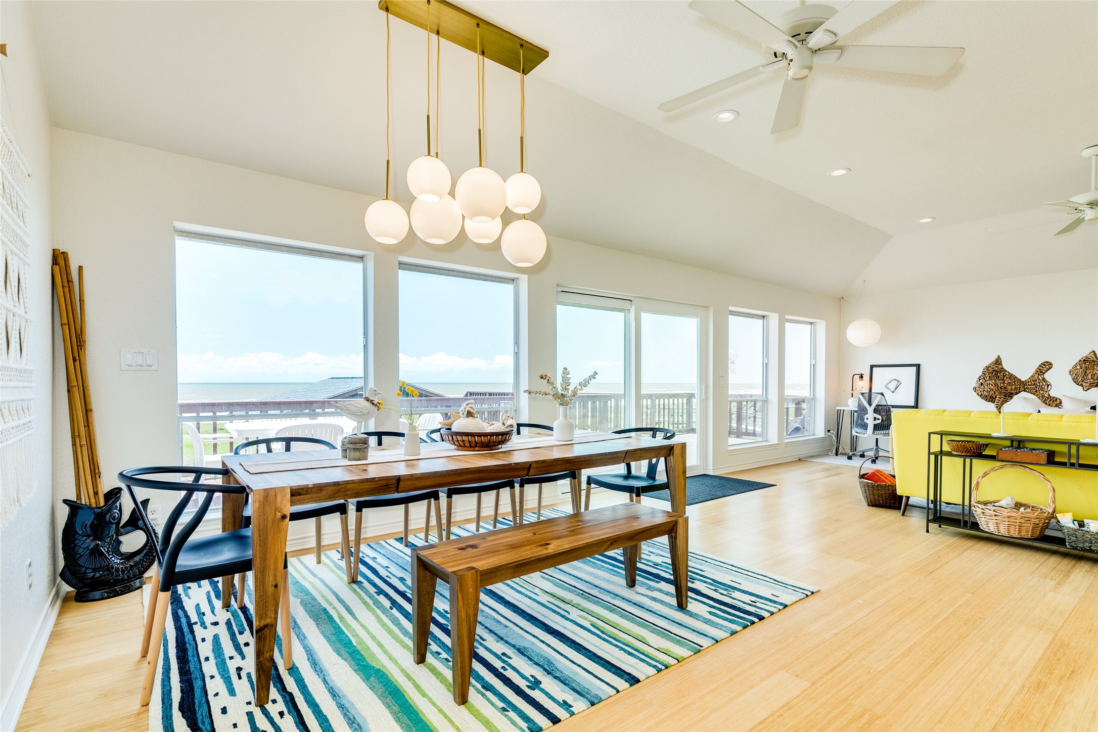 23331 Termini-San Luis Pass Road Galveston, TX 77554 - Photo 7 of 28 a view of a dining room with furniture window and outside view