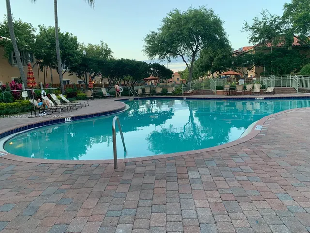 a view of a lake with houses