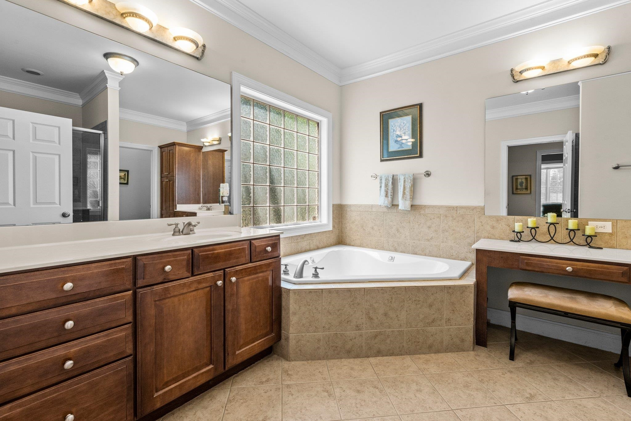 12816 Pegasi Way Raleigh, NC 27614 - Photo 25 of 49 Owner's Bath with Jet Tub