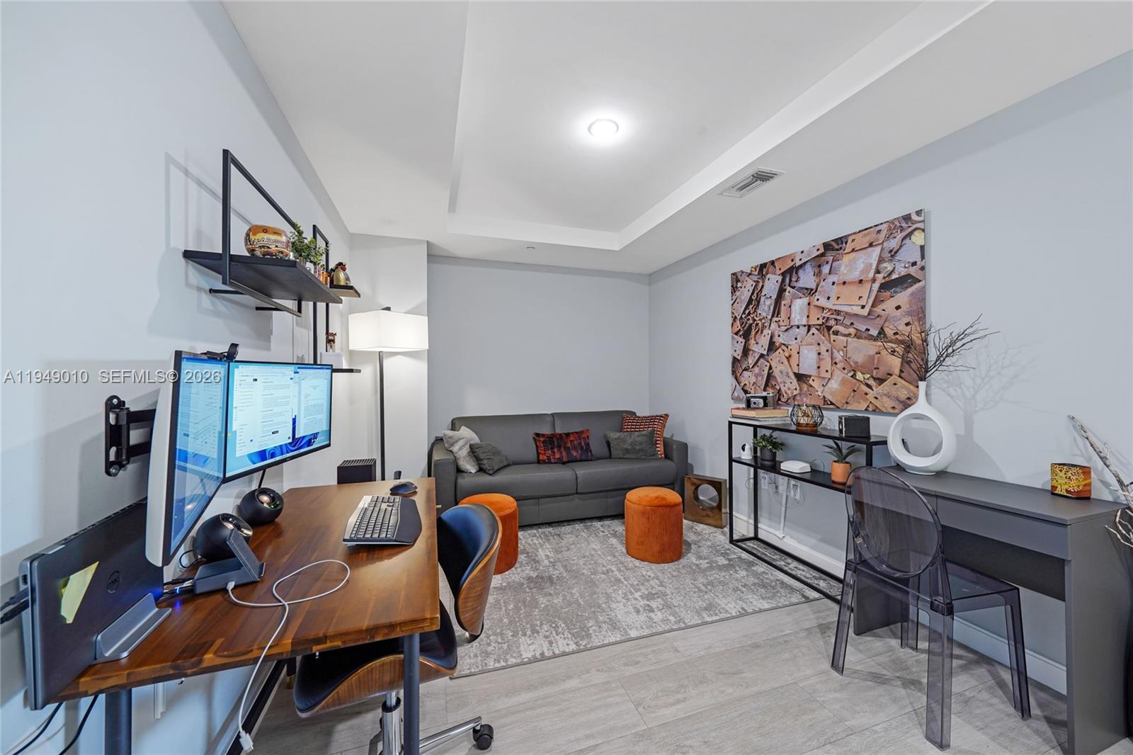 45 Southwest 9th Street, Unit 3405 Miami, FL 33130 - Photo 24 of 47 a view of a workspace with furniture