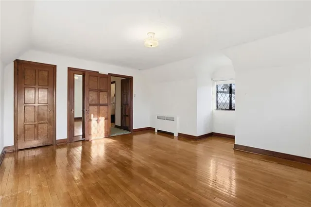 a view of park along trees