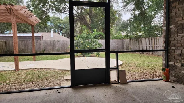 a brick building with a sink