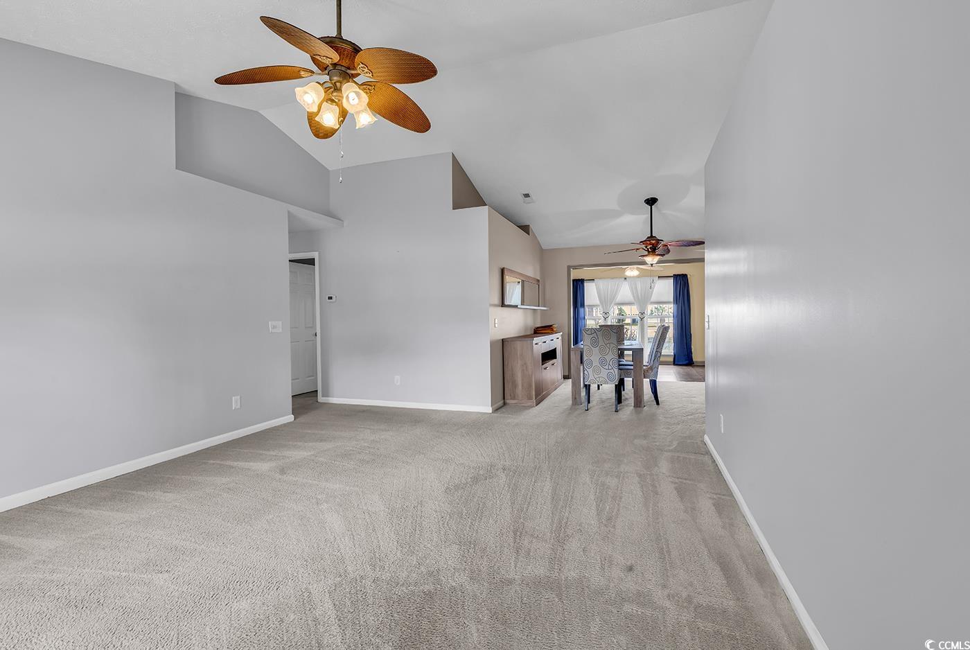 1336 Gailard Drive Conway, SC 29526 - Photo 2 of 39 Unfurnished living room featuring light carpet, hi