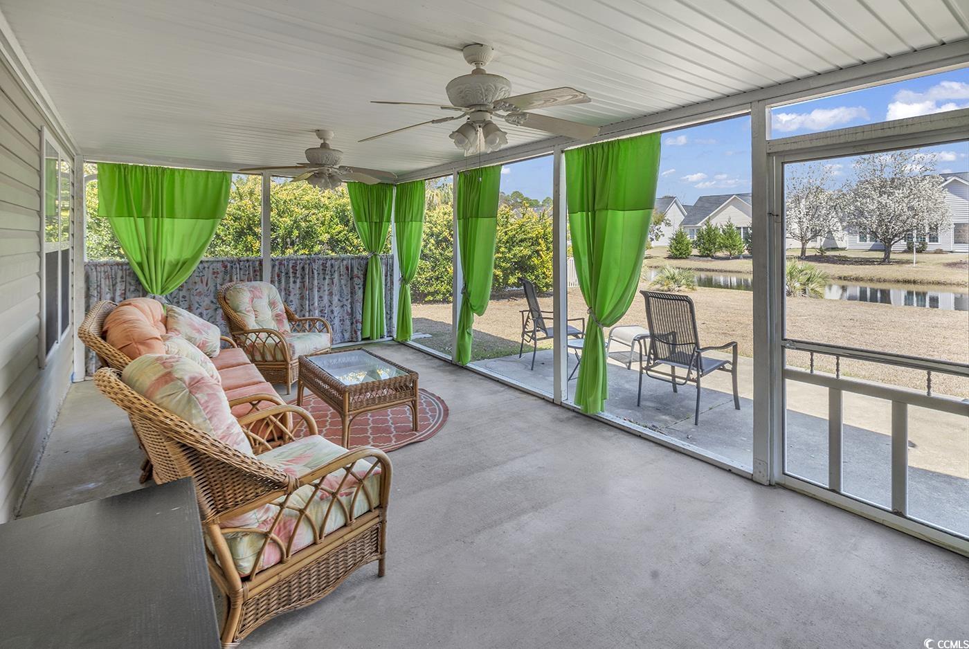 1336 Gailard Drive Conway, SC 29526 - Photo 34 of 39 Sunroom / solarium featuring a wealth of natural l