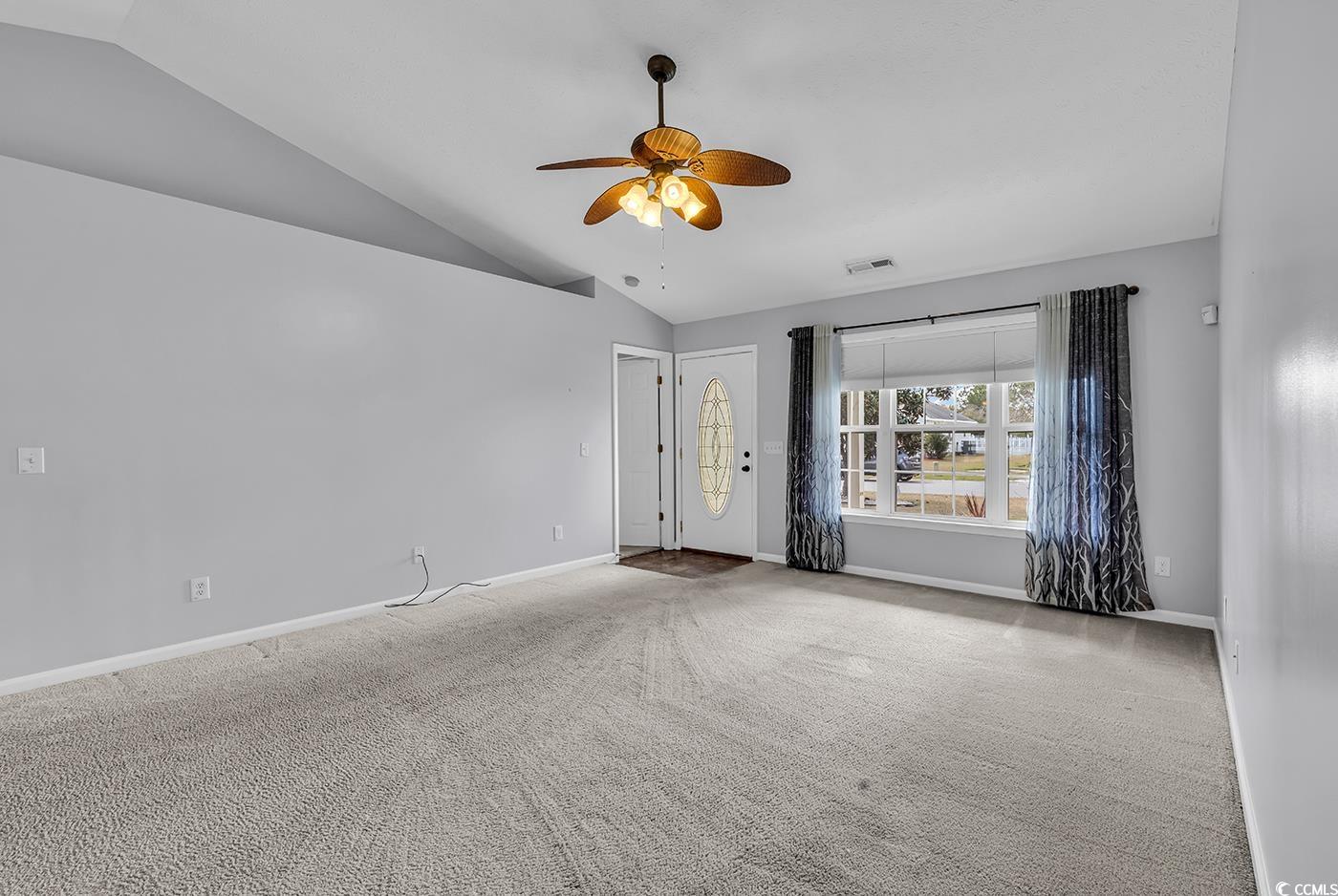 1336 Gailard Drive Conway, SC 29526 - Photo 4 of 39 Empty room with visible vents, carpet, a ceiling f