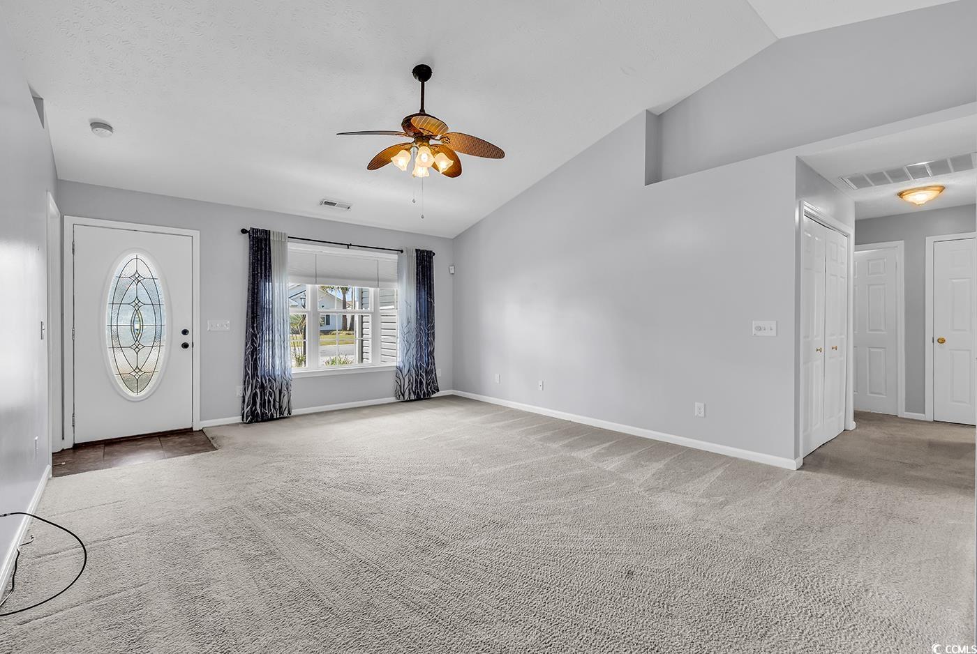 1336 Gailard Drive Conway, SC 29526 - Photo 5 of 39 Carpeted foyer entrance with visible vents, basebo