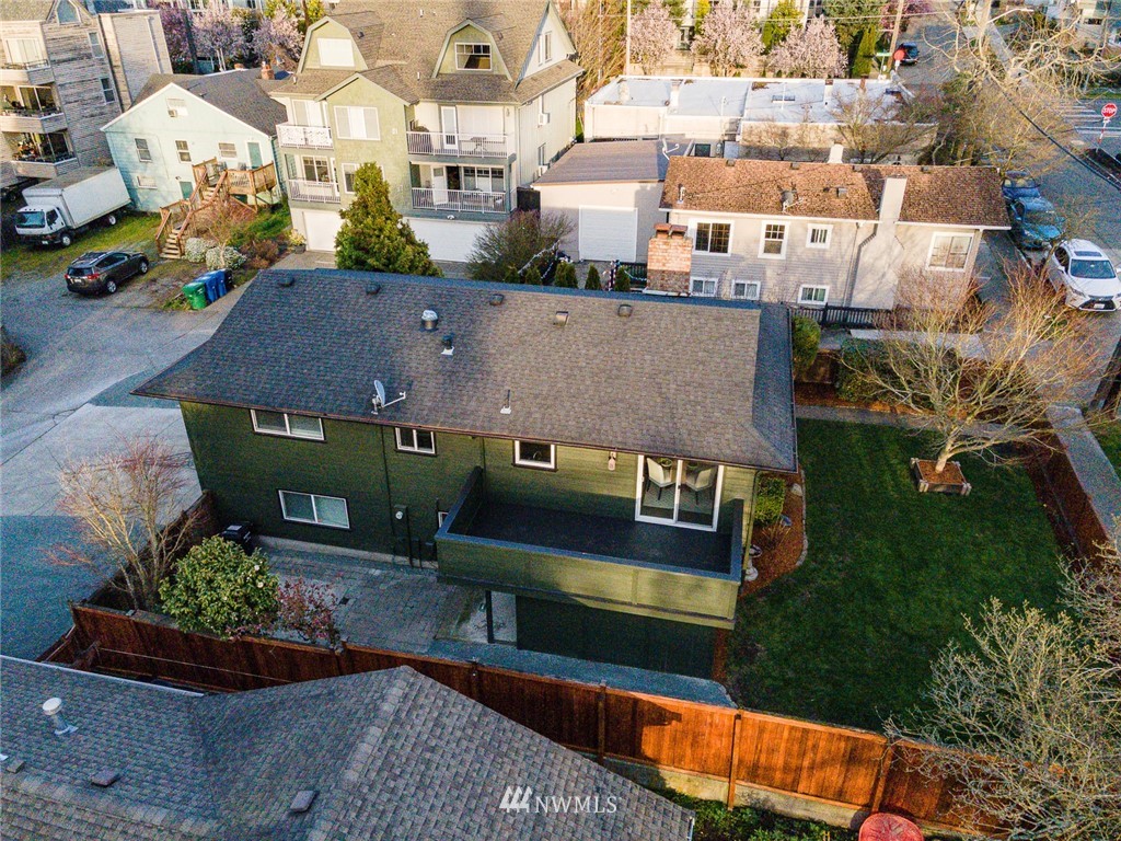 4314 Southwest Frontenac Street Seattle, WA 98136 - Photo 29 of 32 an aerial view of a house with a garden