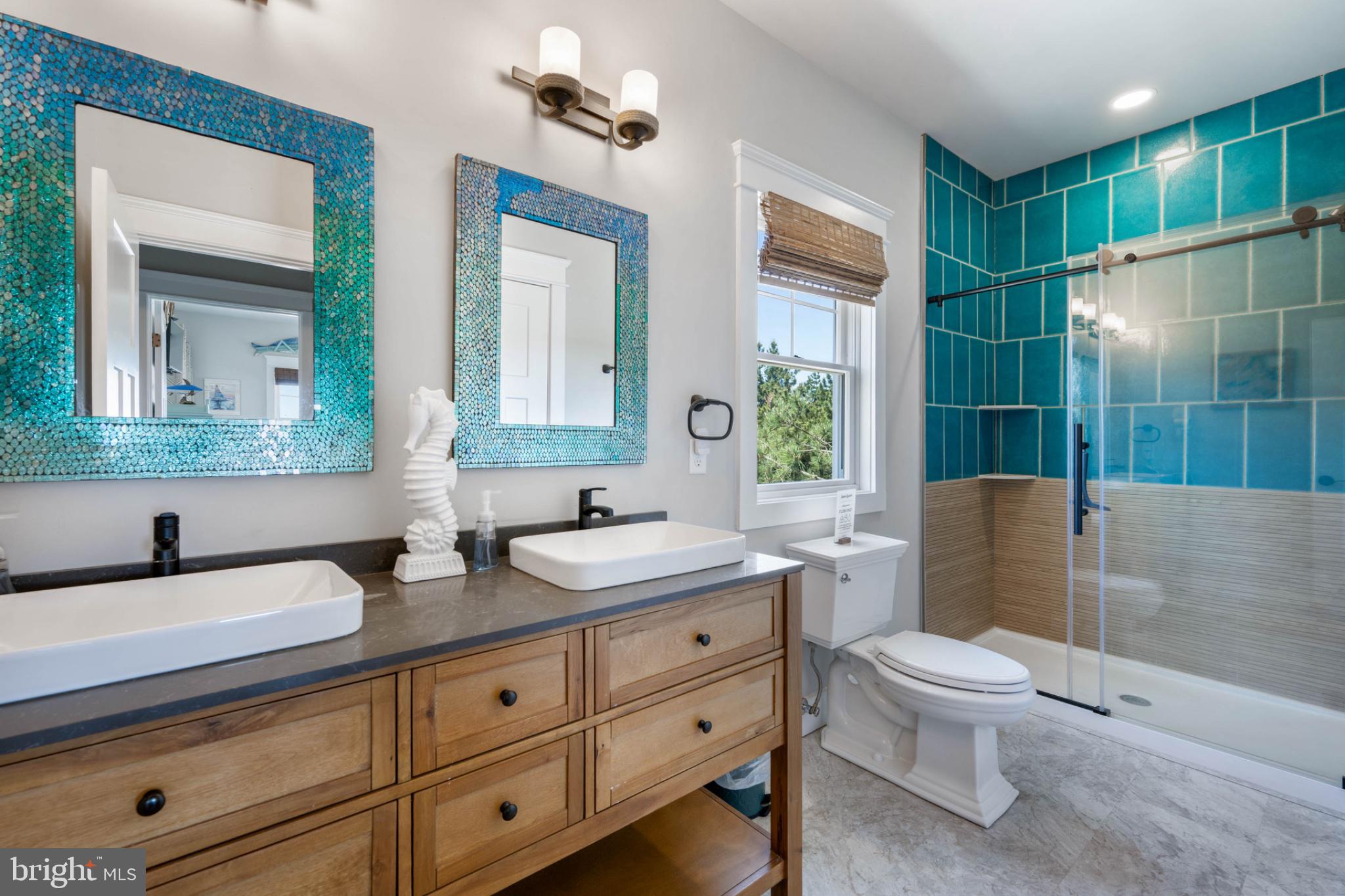 402 Bay Front Road Milton, DE 19968 - Photo 49 of 50 Vibrant coastal-inspired bathroom retreat.